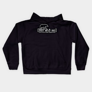 Bear With Me While I Talk About Linguistics Kids Hoodie